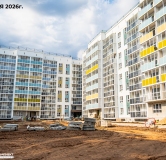 Ход строительства дома 1.9 в ЖК Родные росы -