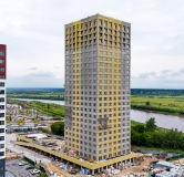 Ход строительства дома № 4А, корпус 1 в ЖК Скандиа. Квартал у реки -