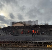 Ход строительства дома 27 в ЖК Дом на Курской -