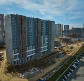 Ход строительства дома 14 в ЖК Манхэттен -