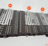 Ход строительства дома 22 в ЖК Авиатоr -