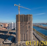 Ход строительства дома № 5.1 в ЖК Новоостровский -