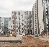 Ход строительства дома 1, секции А,Б,В в ЖК Новая Дема -