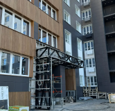 Ход строительства дома 2 в ЖК Флэт168 -