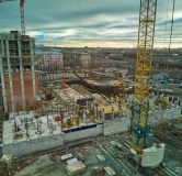 Ход строительства дома 1.1 в ЖК Меридиан -