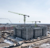 Ход строительства дома 5.2 в ЖК Пшеница -