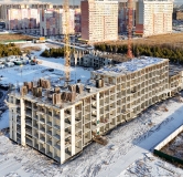 Ход строительства дома 25, корпус 1 в ЖК Хито -