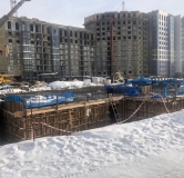Ход строительства дома 2 в ЖК Лето -