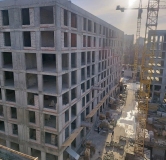 Ход строительства дома № 1 в ЖК По ул. Спортивная -