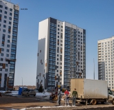 Ход строительства дома секция Г в ЖК Новая Дема -