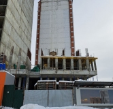 Ход строительства дома 1 в ЖК Федерация -