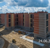 Ход строительства дома 34 в ЖК Новое Колпино -