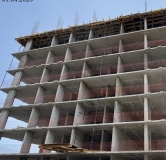 Ход строительства дома № 259/27, поз. 4,5 (3 этап) в ЖК Домино -