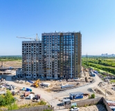 Ход строительства дома 2 в ЖК Самоцветы Бирюза -