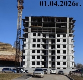Ход строительства дома № 21 в ЖК Академический -