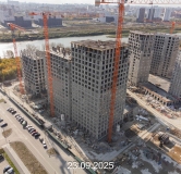 Ход строительства дома ГП-8 в ЖК Айвазовский City -