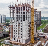 Ход строительства дома 5, 3 этап в ЖК Куатро (Quatro) -