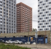 Ход строительства дома 1 в ЖК Атлас Ауро -