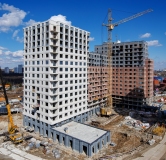 Ход строительства дома № 61, корпус 1 (Ученых) (ГП-3) в ЖК Авторский -