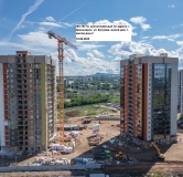 Ход строительства дома № 1 в ЖК Лето -