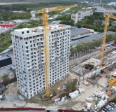 Ход строительства дома 2 в ЖК Комсомольский -