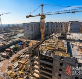 Ход строительства дома 1 этап, Корпус Е в ЖК Квартал Заречье -