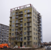 Ход строительства дома Корпус 4, 1 этап в ЖК Соседи -