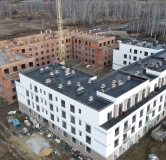 Ход строительства дома 5 в ЖК Эстетика -